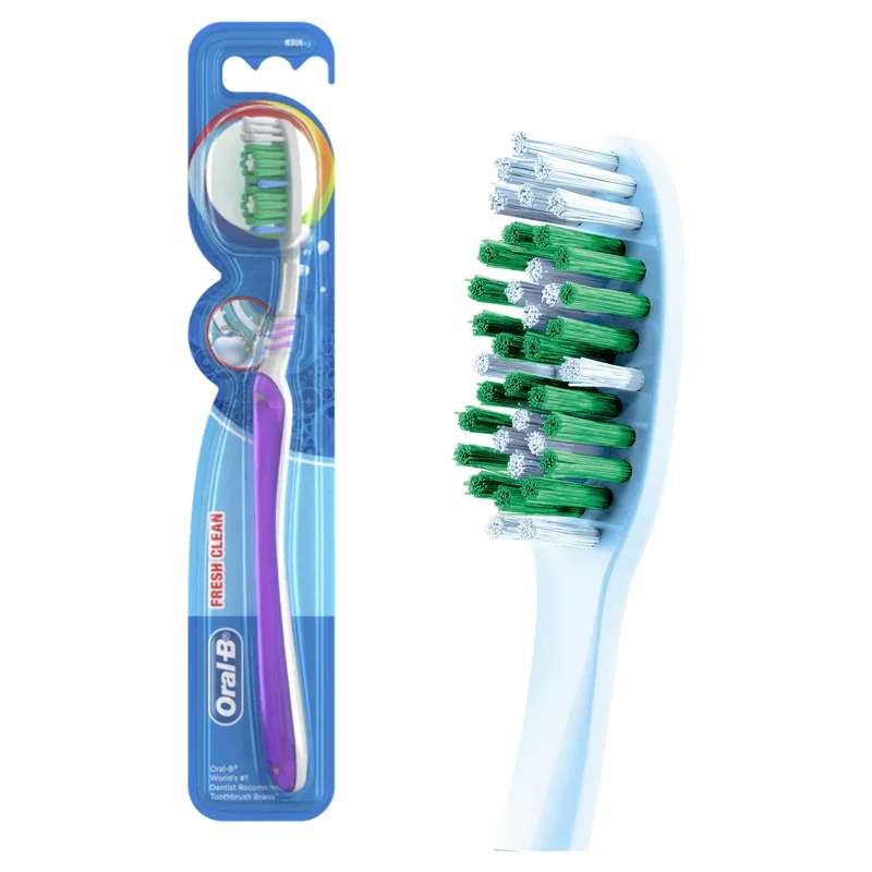 Oral-B 欧乐B 清新洁净系列 中毛牙刷 1支装
