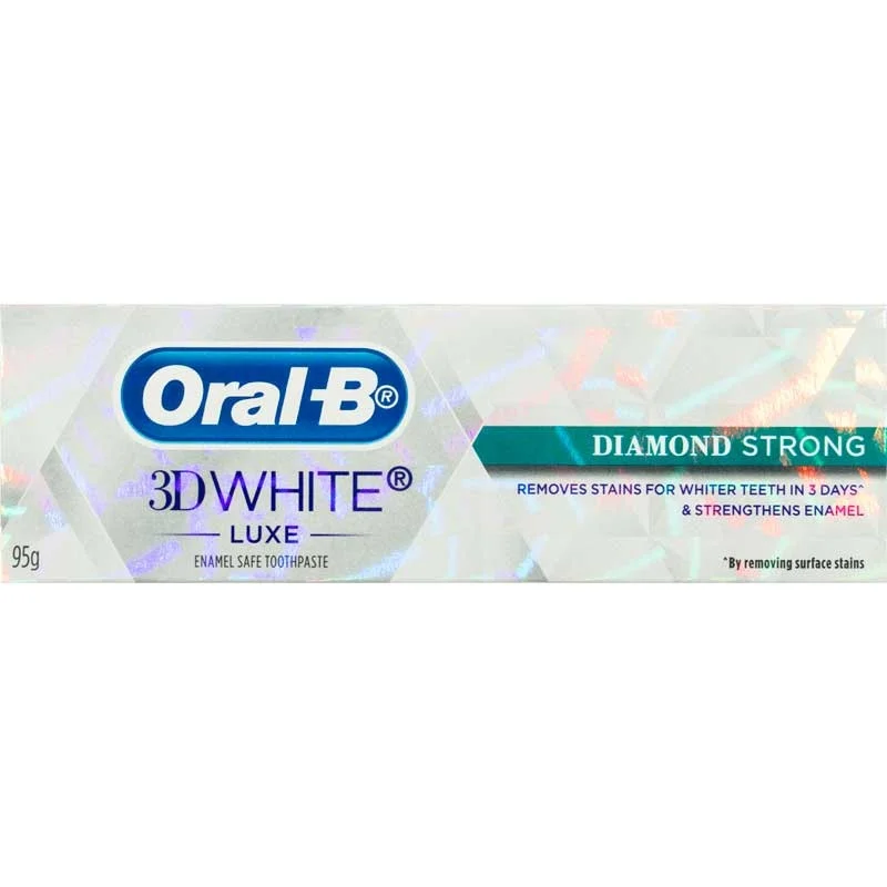Oral-B 欧乐B 3D White Luxe 钻石强效美白牙膏 95g