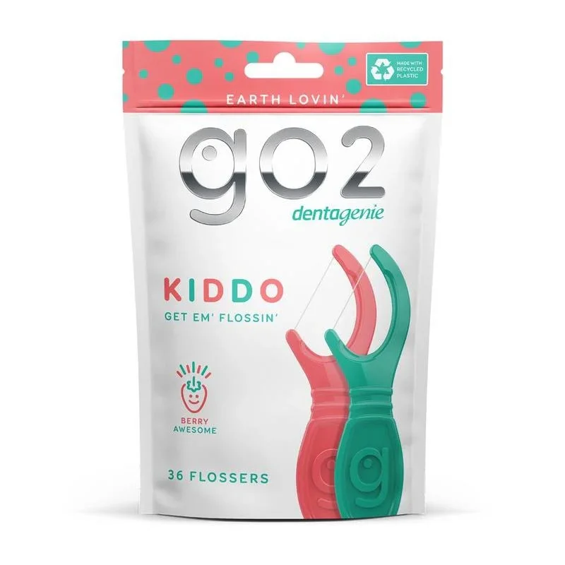 GO2 Dentagenie 儿童牙线棒（莓果味）36支装
