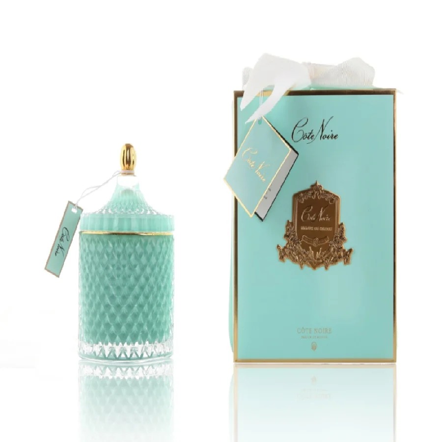 Cote Noire 蒂芙尼蓝艺术装饰大号香薰蜡烛(500g)