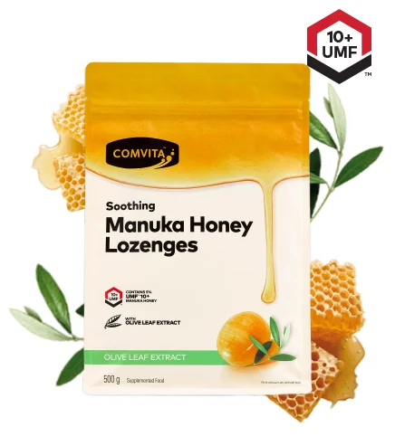 Comvita Manuka Honey Lozenges with Propolis Honey Olive 500g 康维他 蜂胶糖（蜂蜜橄榄叶味）【保质期2028/12】