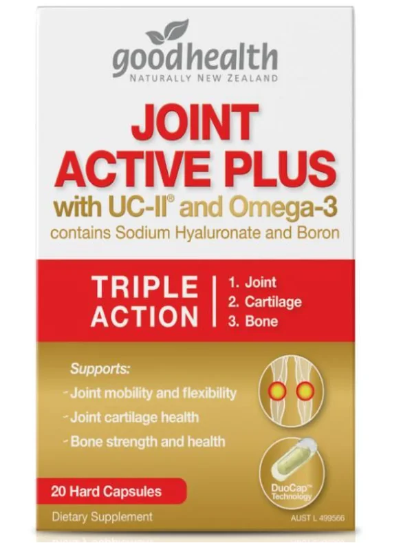 Goodhealth joint active plus with UC-II & Omega 3 好健康骨胶原+鱼油 20粒【保质期2028/06】