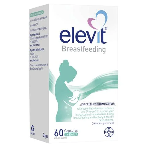 Elevit 爱乐维 哺乳期母乳复合维生素DHA 60粒 【保质期2028/03】