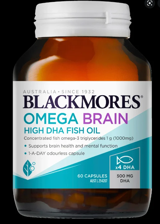Blackmores  澳佳宝  4倍DHA超浓缩深海鱼油   60粒 【保质期2028/09】