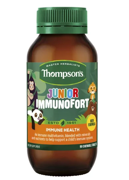 Thompsons Junior Immunofort 90s 汤普森儿童免疫片 90片【保质期2028/06】