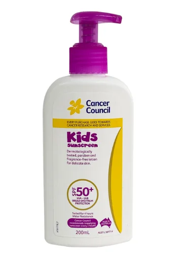 Cancer Council Sunscreen Pump SPF50+ 200mL儿童防晒SPF 50+ 200ml【保质期2028/05】