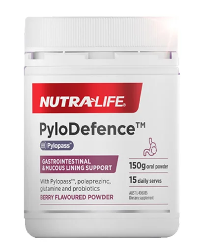 Nutra Life PyloDefence Berry Flavoured Powder 150g 纽乐胃粉(抗幽门螺旋杆菌)150g【保质期2027/04】