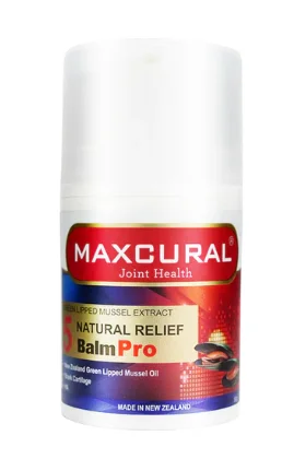 Maxcural natural relief balm pro 迈可乐【黑金版】贻贝油关节膏 50g【保质期2028/08】