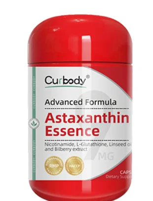 Curbody advanced formula astaxanthin essence 60c Curbody 虾青素9mg (延缓肌肤衰老,淡化色板,抵御细胞氧化,提升肌肤紧致度) 60粒【保质期2027/08】