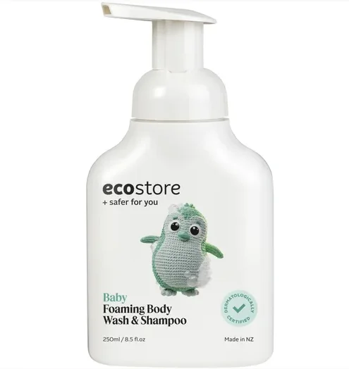 Baby Foaming Body Wash & Shampoo 250ml Ecostore 婴儿洗发沐浴二合一 250ml【保质期2028/03】