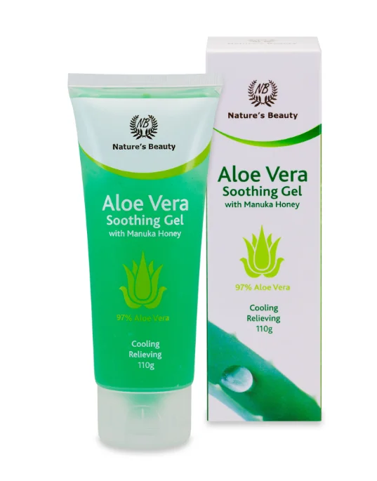 Natures Beauty Aloe Vera Soothing Gel 自然美芦荟胶 110g AV02【保质期2028/08】