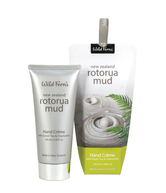 Parrs 帕氏 Rotorua Mud Hand Creme with Green Tea & Chamomile 100ml 罗托鲁瓦火山泥绿茶甘菊手霜100ml RMHCB【2027/09】