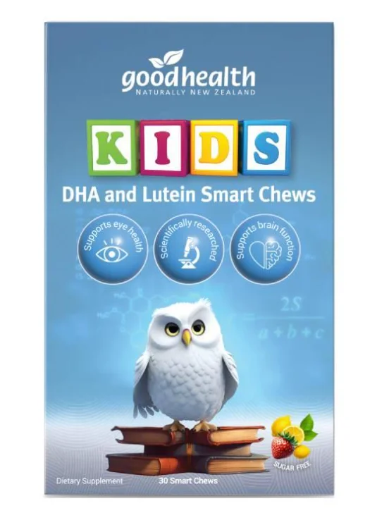Goodhealth kids DHA+Lutein smart chews 30s 好健康儿童DHA+叶黄素软糖 30粒【保质期2027/10】