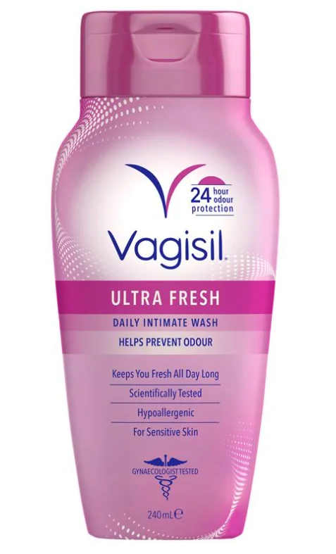 Vagisil Intimate Wash Ultra Fresh 240ml 女性私处护理洗液 茉莉清香 240ml【保质期2027/02】