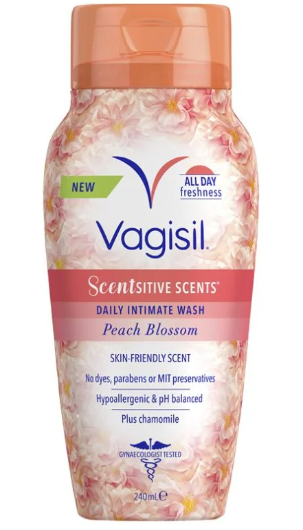 Vagisil Intimate Wash Peach Blossom 240ml 女性私处护理洗液 桃花清香 240ml【保质期2028/10】