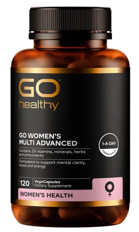 GO Healthy Go Women Multi Advanced 120 Vege Capsules 高之源女性综合维生素 120粒 GO1673【保质期2029/01】