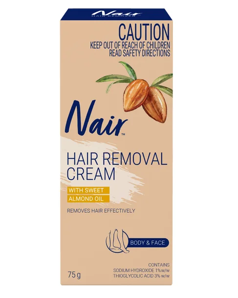 Nair Sensitive Hair Removal Cream 75g Nair 无痛温和脱毛膏75克【保质期2029/12】