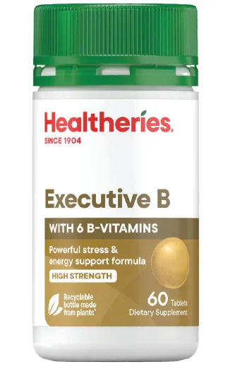 Healtheries Executive B 60 Tablets 贺寿利B族 60片【保质期2028/01】