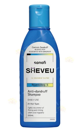Sheveu anti dandruff shampoo 200ml 赛逸蓝色日常修复去屑洗发水 200ml【保质期2026/08】