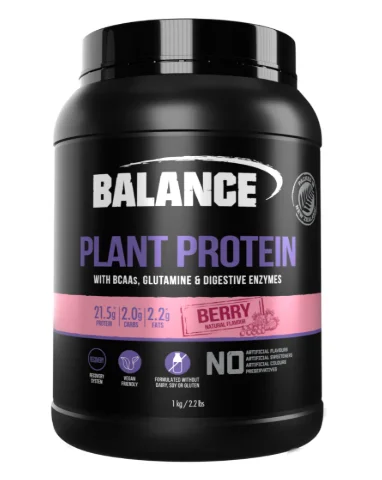 Balance Plant Protein Berry 1kg 有机植物蛋白质粉梅子味【保质期2026/10】