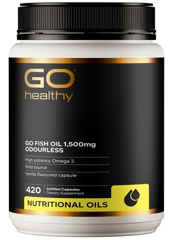 Go Healthy Fish Oil 高之源鱼油胶囊 1500mg 420粒【大瓶】【保质期2028/12】