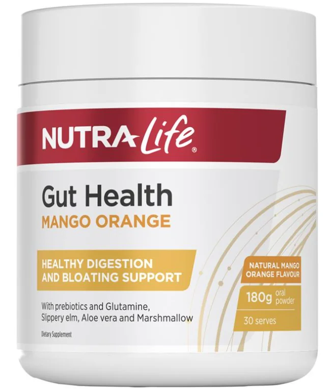 Nutra life Gut Health with prebiotics 纽乐 养胃粉 180g 【保质期2029/01】