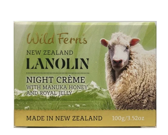 Parrs lanolin night creme with honey & royal jelly 帕氏绵羊油晚霜 100g【保质期2028/01】