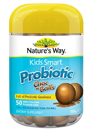 Nature’s Way Kids Smart Probiotic Choc Balls 佳思敏益生菌巧克力球 50s【保质期2028/03】