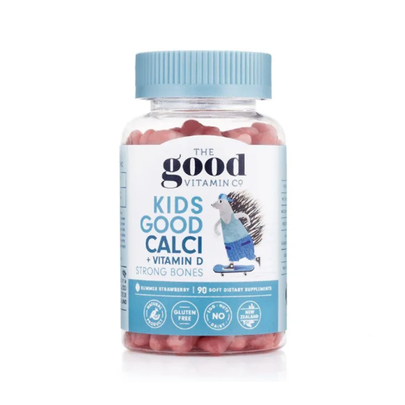The Good Vitamin CO 儿童钙+维D软糖 强壮骨骼 草莓味 90粒  【保质期2028/03】