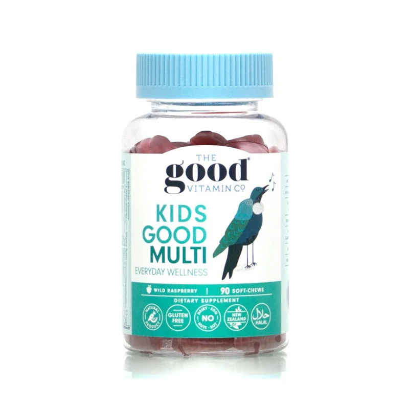 The Good Vitamin CO 儿童多种维生素咀嚼软糖 （覆盆子味）90粒 【保质期2028/08】