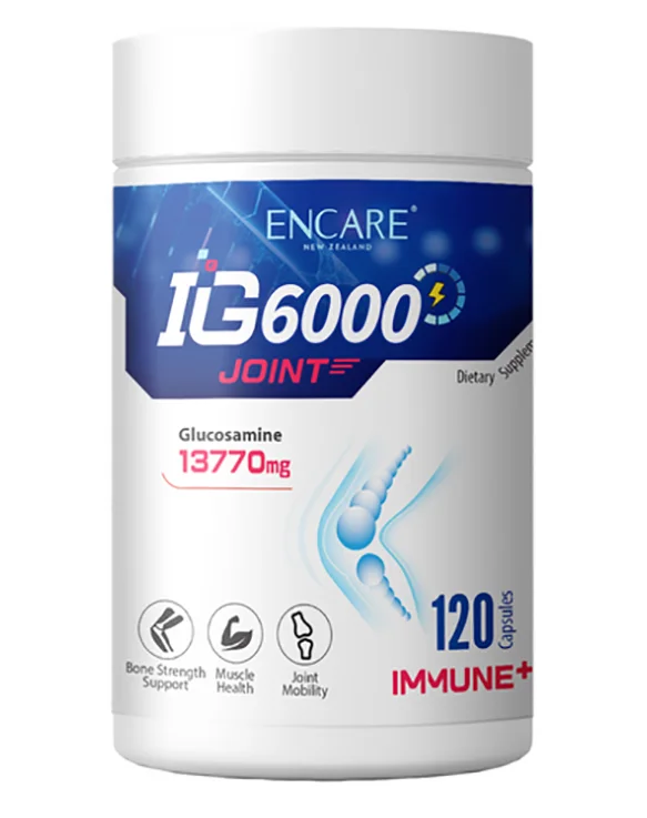 Encare IG6000 Joint 耳牛氨糖软骨关节胶囊 13770mg 120粒【保质期2028/04】