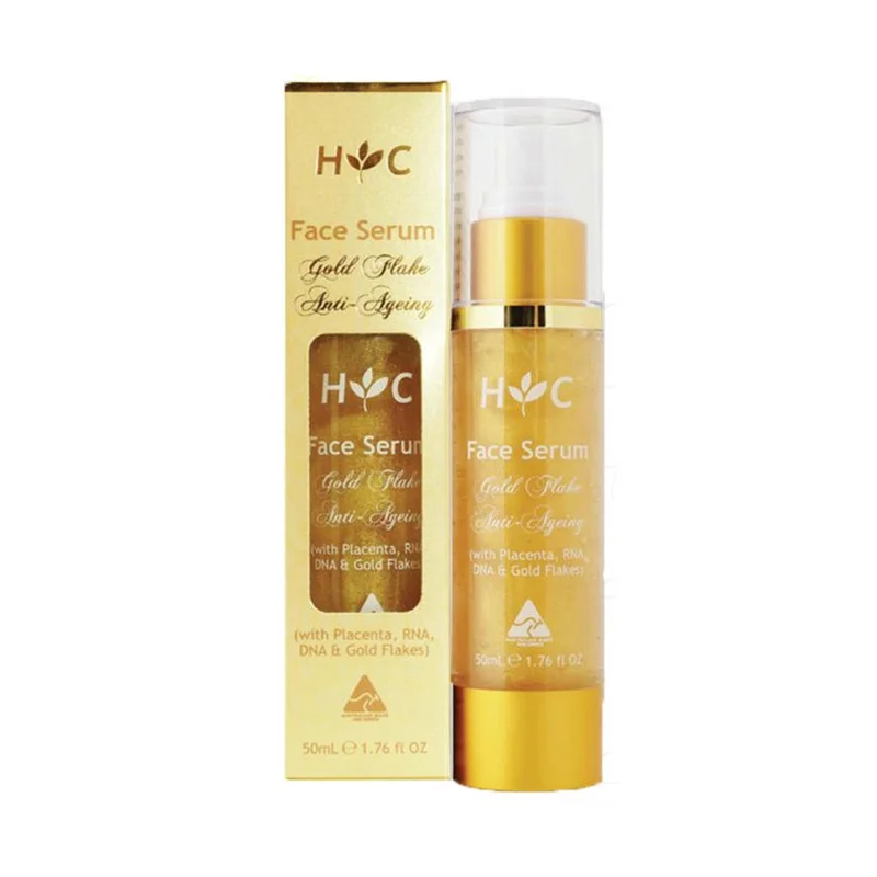 Healthy Care HC金箔羊胎素精华液 焕白保湿祛皱减斑50ml 【保质期2029/06】
