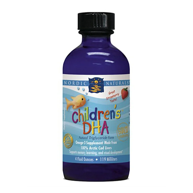 Nordic Naturals 挪威自然 DHA 儿童鱼油 草莓味 119ml 【保质期2028/02】