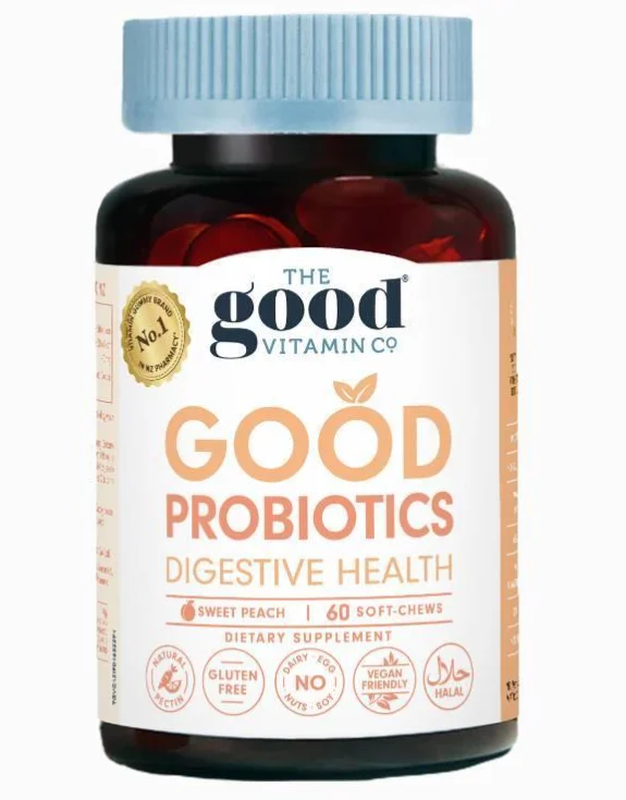 The Good Vitamin Co Adult Good Probiotics 成人益生菌软糖 60粒【保质期2028/01】
