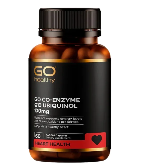 Go Healthy Q10 Ubiquinol 100mg 高之源泛醇还原型辅酶 100mg 60粒【保质期2029/05】
