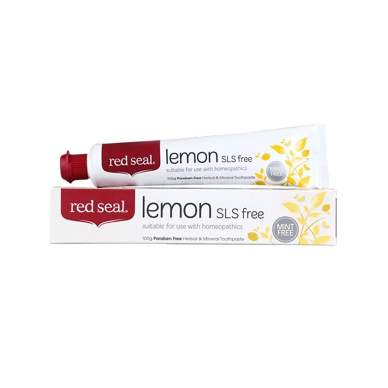 Red Seal Toothpaste Lemon 红印牙膏【柠檬】100g 【保质期2028/08】