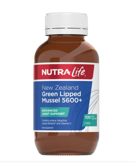 Nutralife Green Lipped Mussel 纽乐青口 5600+ 100粒【保质期2028/06】
