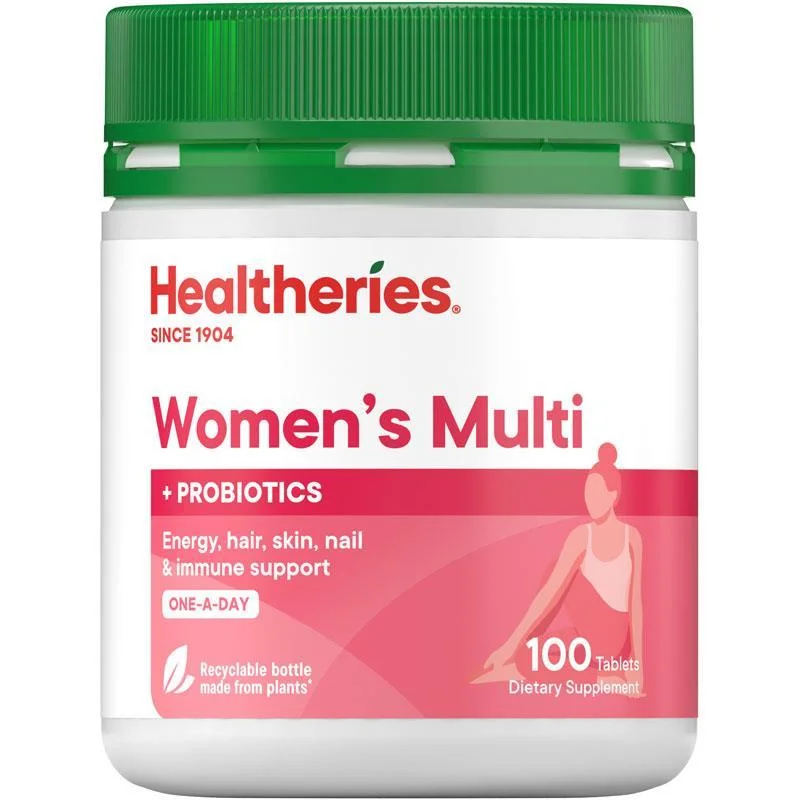 Healtheries Womens Multi 100 Tablets 贺寿利女性复合维生素 100片【保质期2028/10】