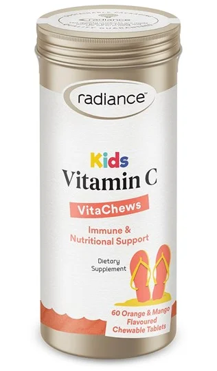Radiance Kids Vitamin C Chewable Tablets 60s 儿童维C片 【保质期2025/02】