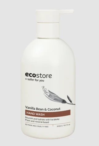 特价 Ecostore Vanilla Bean & Coconut Hand Wash 香草椰子洗手液 300ml【保质期2027/08】