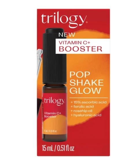 Trilogy Pop Shake Glow Vitamin C+ Booster 趣乐活维他命C+激活亮白精华 15ml【保质期2029/06】
