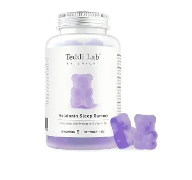 Unichi Melatonin Sleep Gummy 小熊软糖褪黑素睡眠 60粒【保质期2028/10】