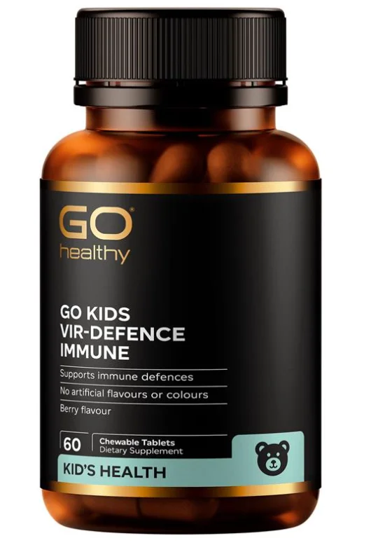 GO Healthy GO Kids Vir Defence Immune 高之源儿童免疫片 60片【保质期2027/09】