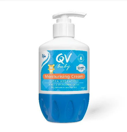 【新款】EGO QV Baby Cream250g 婴儿润肤抗敏感保湿霜 按压版【保质期2030/8】