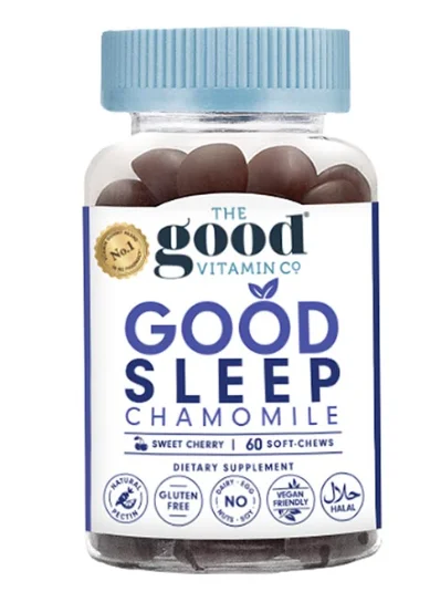 The Good Vitamin Co Chamomile Sleep 成人助睡眠软糖 60s【保质期2028/02】