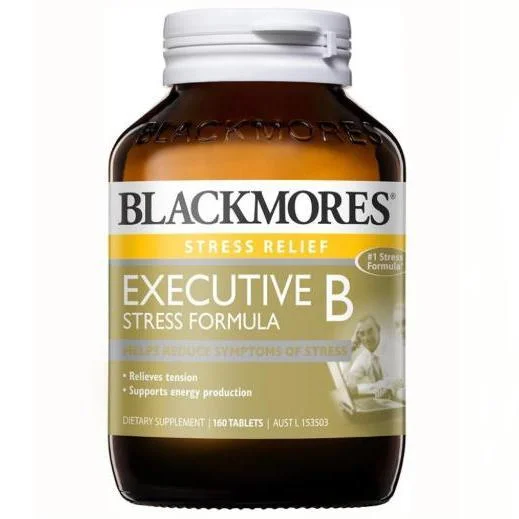 Blackmores Excutive B Stress Formula 160 tab 天然维生素B族 减压【保质期2028/11】