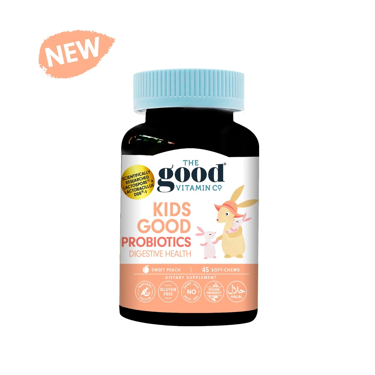 The Good Vitamin Co Kids Good Probiotics 儿童益生菌软糖 45c【保质期2028/04】