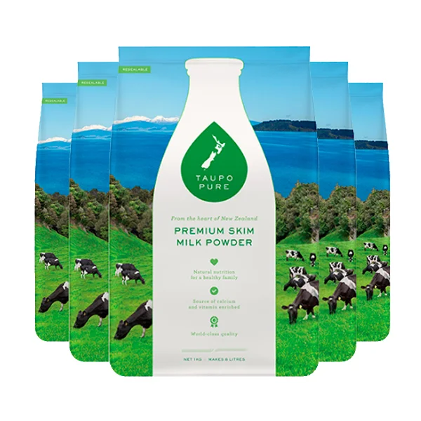【NZ顺丰直邮】【5-15个工作日到货】Taupo Pure 特贝优脱脂奶粉 1kg/袋（整箱6袋直邮包邮包税）【保质期2028/02】