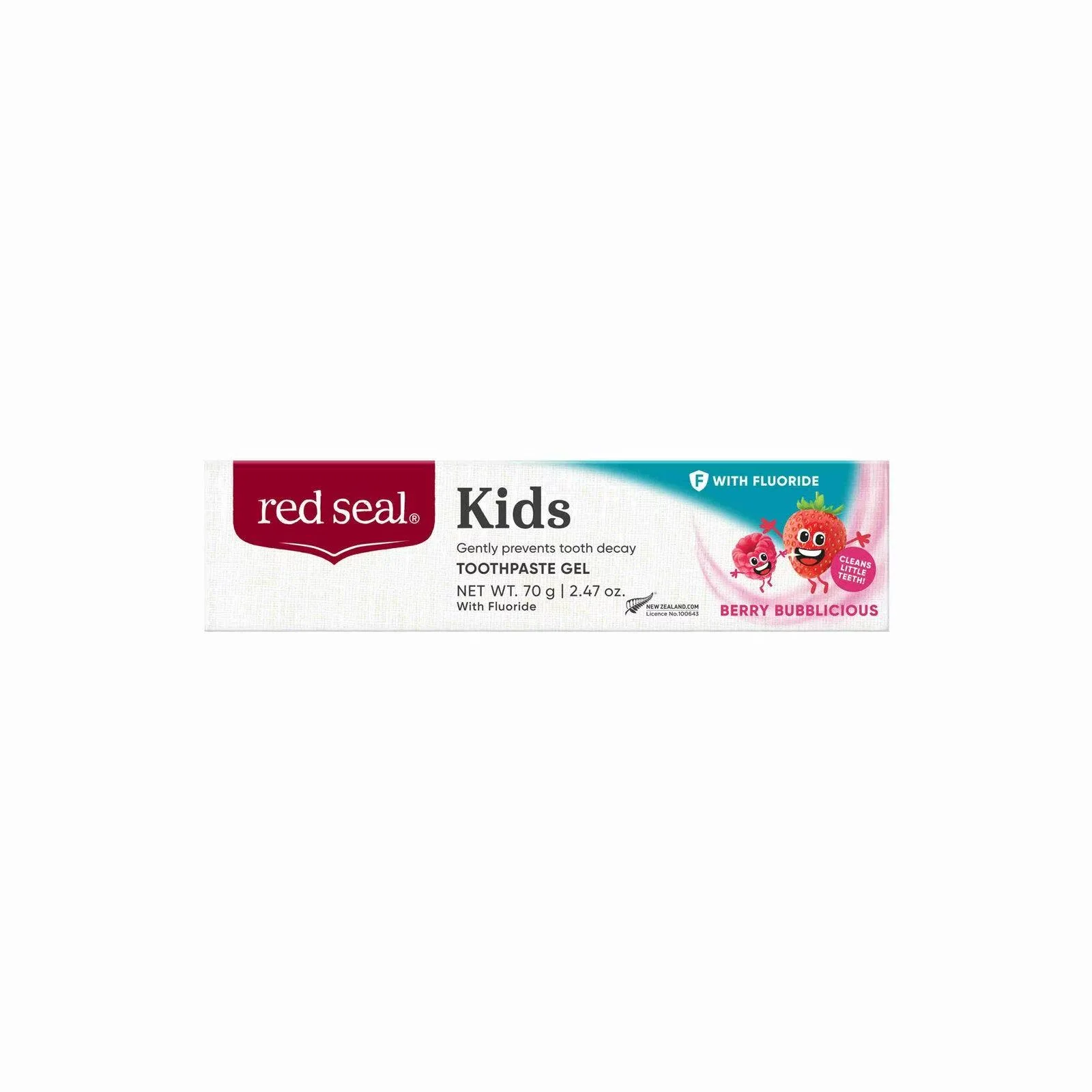 Red Seal Kids Toothpaste 红印牙膏儿童含fluoride【浆果泡泡味】70g【保质期2029/03】