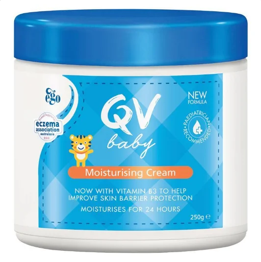 【新款】EGO QV Baby Cream250g 婴儿润肤抗敏感保湿霜(圆罐) 【保质期2031/03】